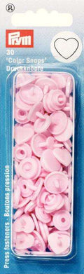 Kam Snap Druckknöpfe Color rosa Herz