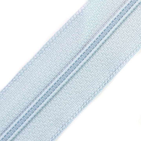 Reißverschluss hellblau