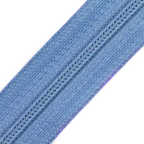 Reißverschluss für Kleidung blau