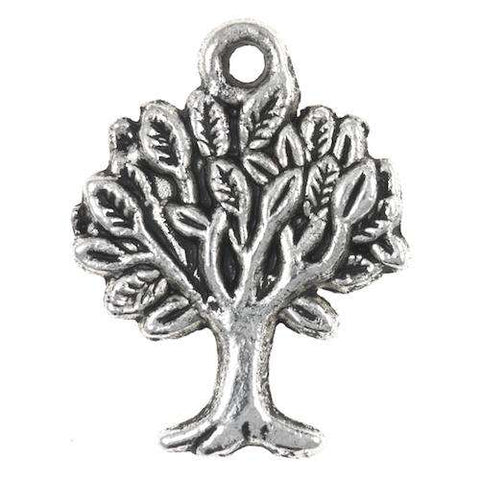 Anhänger Baum Altsilber AN-10