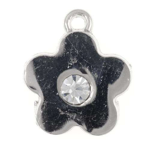 Blümchen Anhänger mit Strass Stein AN-40