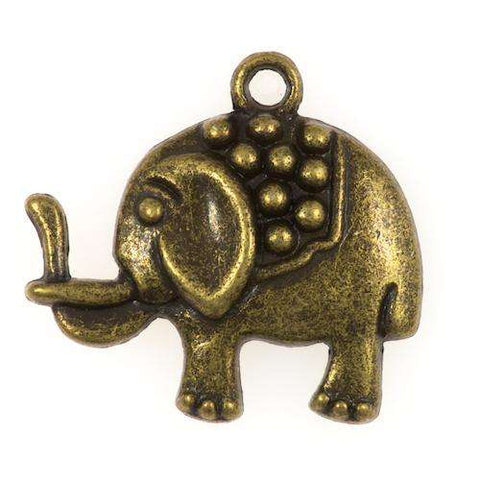 Schmuck Anhänger Elefant AN-68ag 23
