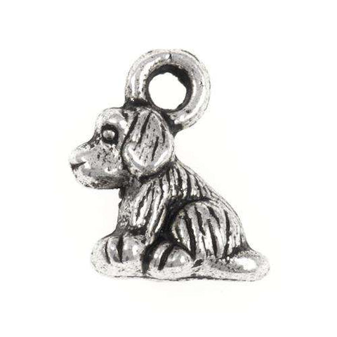 Anhänger Hund Altsilber AN-17