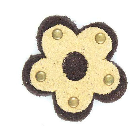 Applikation Blüte beige zum Aufbügeln AP-2