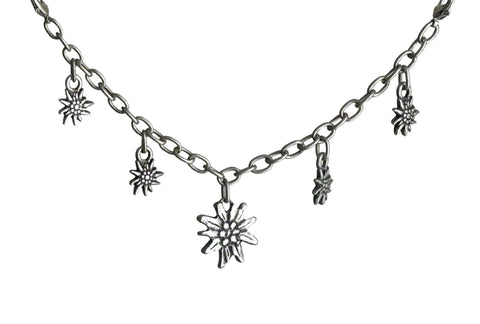 Charivari TA‑247S mit Edelweiß-Anhänger – rustikaler Trachtenschmuck für Dirndl, Trachtenmieder & Oktoberfest-Outfit