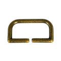 D-Ring aus Metall in Altgold HRI-2