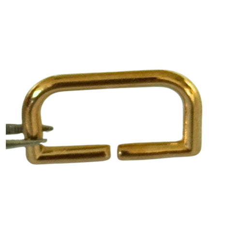 D-Ring aus Metall in Gold HRI-2