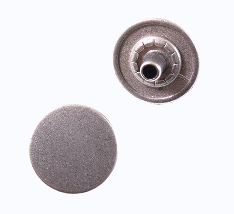 Druckknöpfe grau Silber nk-7-silber-matt