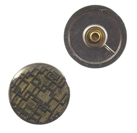 Druckknöpfe Quadratmuster NK-107-stahl-lack