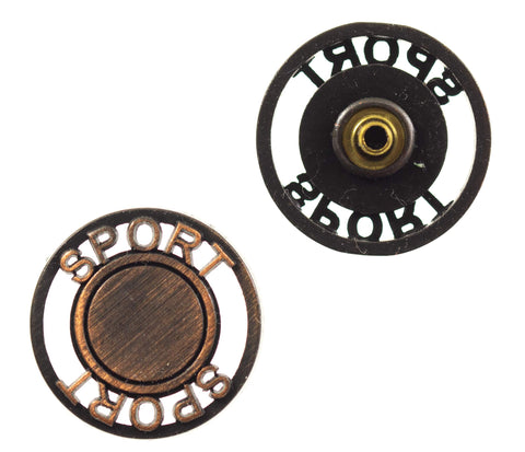 Druckknöpfe Sport altkupfer nk-122ak