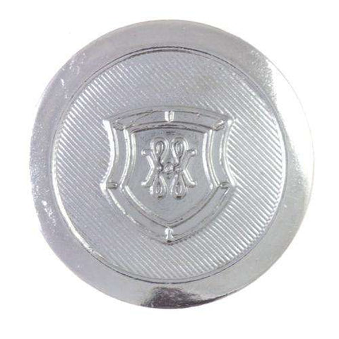 Druckknöpfe Wappen Silber NK-123s