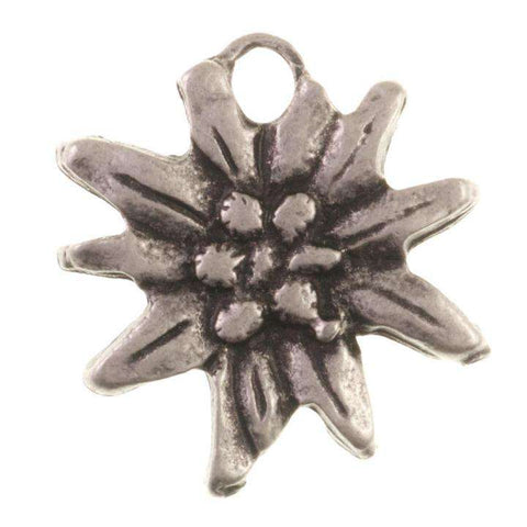 Edelweiß Anhäger alt silber TA-158