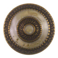 Metallknopf mit Emaille-Lack in Messing-Braun mit Öse-Befestigung in 18–28 mm