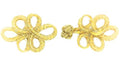 Posamenten Verschluss metallic gold