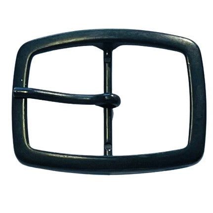 Elegante Gürtelschließe mit Dorn in Schwarz SM-108