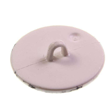 Knopf flache Halbkugel mit Öse KS-54weiß