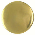 Metallknopf mit flach in Gold mit Öse-Befestigung in 11–25 mm