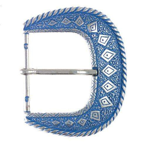 Gürtelschnalle mit Aztekenmuster SM-74s-bl