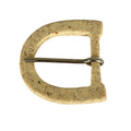 Gürtelschnalle mit Dorn Beige Kunststoff S-14 Vorderseite