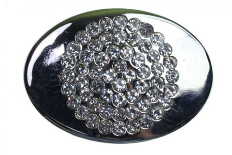 Gürtelschnalle mit Strass SM-SO-20-silber
