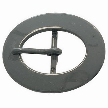 Metall Gürtelschnalle in grau lackierter Ausführung (Modell Sm-95)