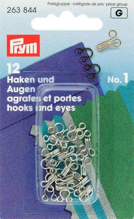 Haken und Augen (Ösen) 12