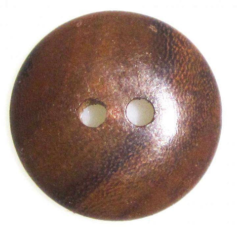 Braun Holzknopf mit 2-Loch-Befestigung HK-418-MITTEL-BRAUN