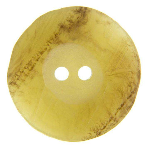 Beige Hornimitatknopf mit 2-Loch-Befestigung HK-400
