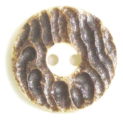 Braun Hornknopf mit 2-Loch-Befestigung HK-412