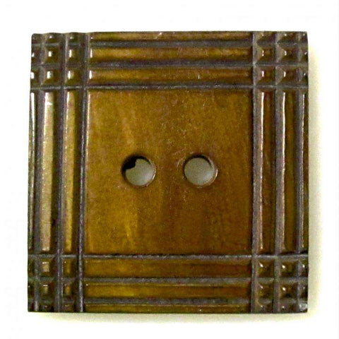 Braun Holzknopf mit 2-Loch-Befestigung HK-413