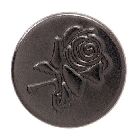 Jeans Knopf mit Rosenmotiv NJ-12as