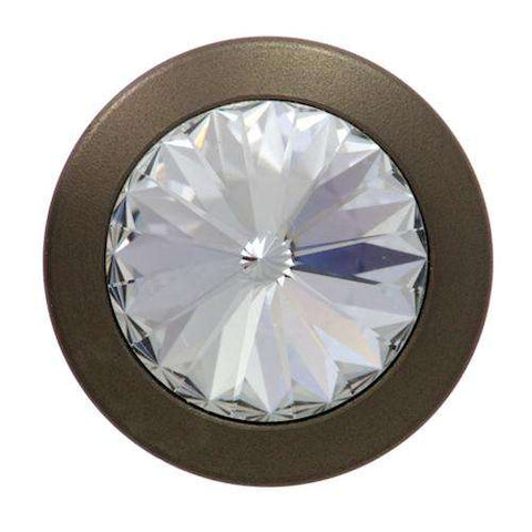 Jeans Knopf mit Swarovski®Crystal alt Silber Crystal