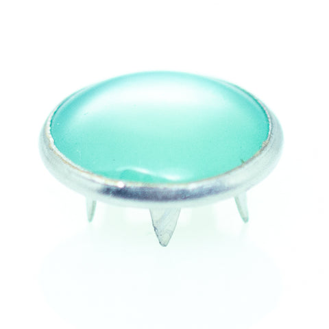 Jersey Druckknöpfe mit farbigem Perlmuttimitat Ocean NKJ-61