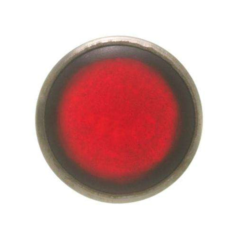 Jersey Druckknöpfe mit farbigem Perlmuttimitat Dunkel Rot NKJ-61