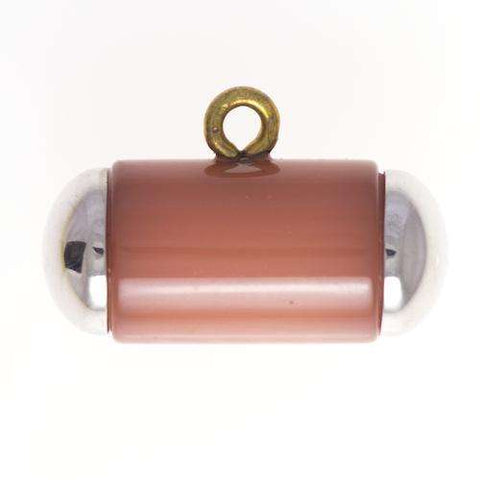 Knebel Knopf mit Öse braun K-111 hbr 13