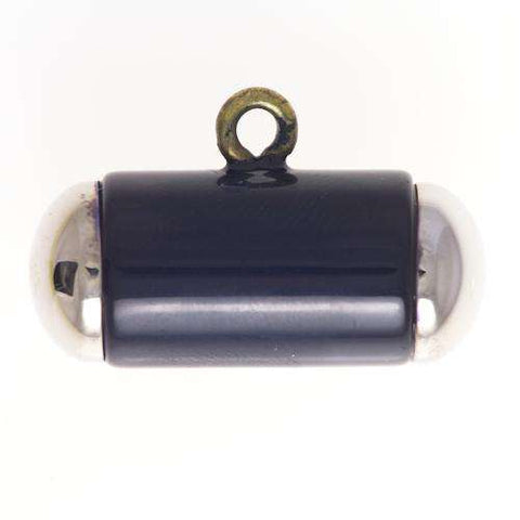 Knebel Knopf mit Öse blau K-111 mar 3