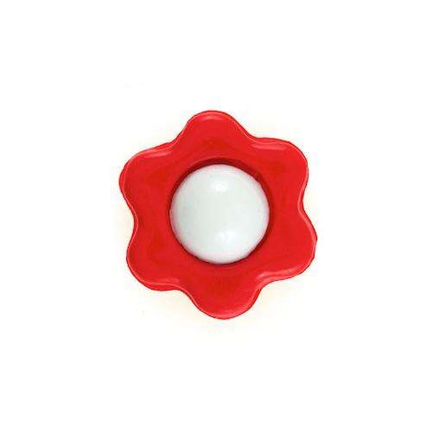 Kinder Knopf Blüte KK-3rot