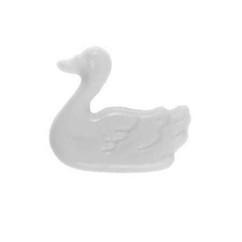 Kinderknopf mit vogelmotiv aus Kunststoff