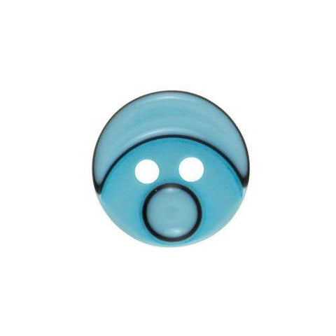 Kinderknopf mit smileymotiv aus Kunststoff
