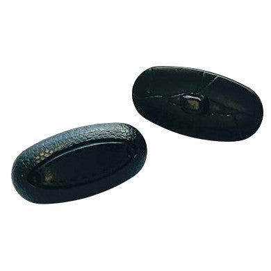 Knebelknopf Leder Optik K-8 schwarz