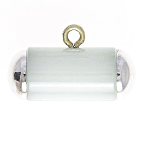 Knebelknopf Öse weiß K-111-w