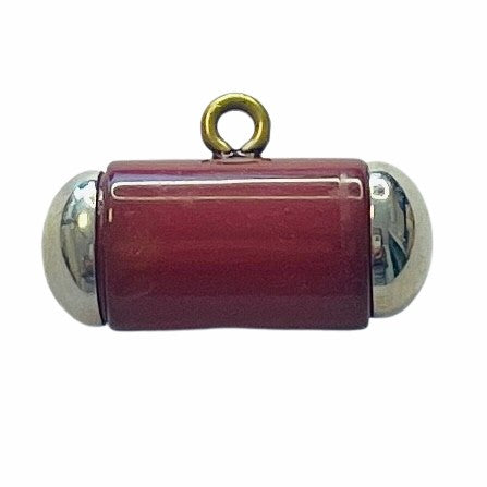 Knebelknopf Öse dunkel rot K-111-d-rot