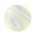 Echter Perlmuttknopf Natur in Creme/Natur mit Öse-Befestigung