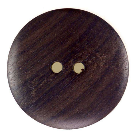 Braun Holzknopf mit 2-Loch-Befestigung HK-176-C