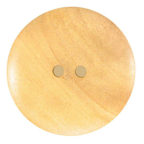 Braun Holzknopf mit 2-Loch-Befestigung HK-174