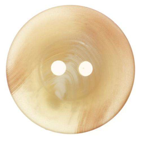 2-Loch Knöpfe Creme Beige Marmorierter mit Rand KBG - 36