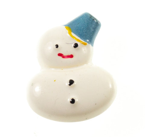 Knopf aus Nylon kleiner  Schneemann