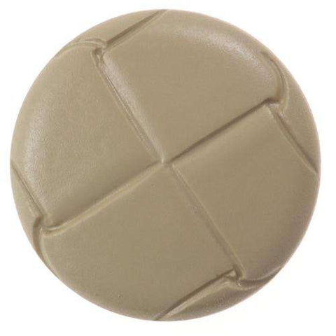 Ösen Knöpfe Beige Leder Fußball Optik Kunststoff KBG-121