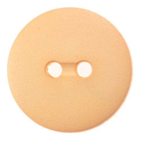 2-Loch Knöpfe schlicht Flach matt  Beige Abricot KAP-34