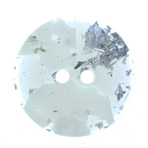 Knopf mit Silber Glimmer KN-29